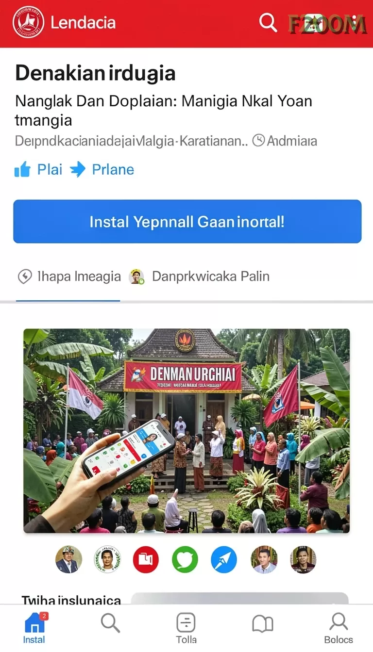Cuplikan layar KOKO5000 — aktivitas