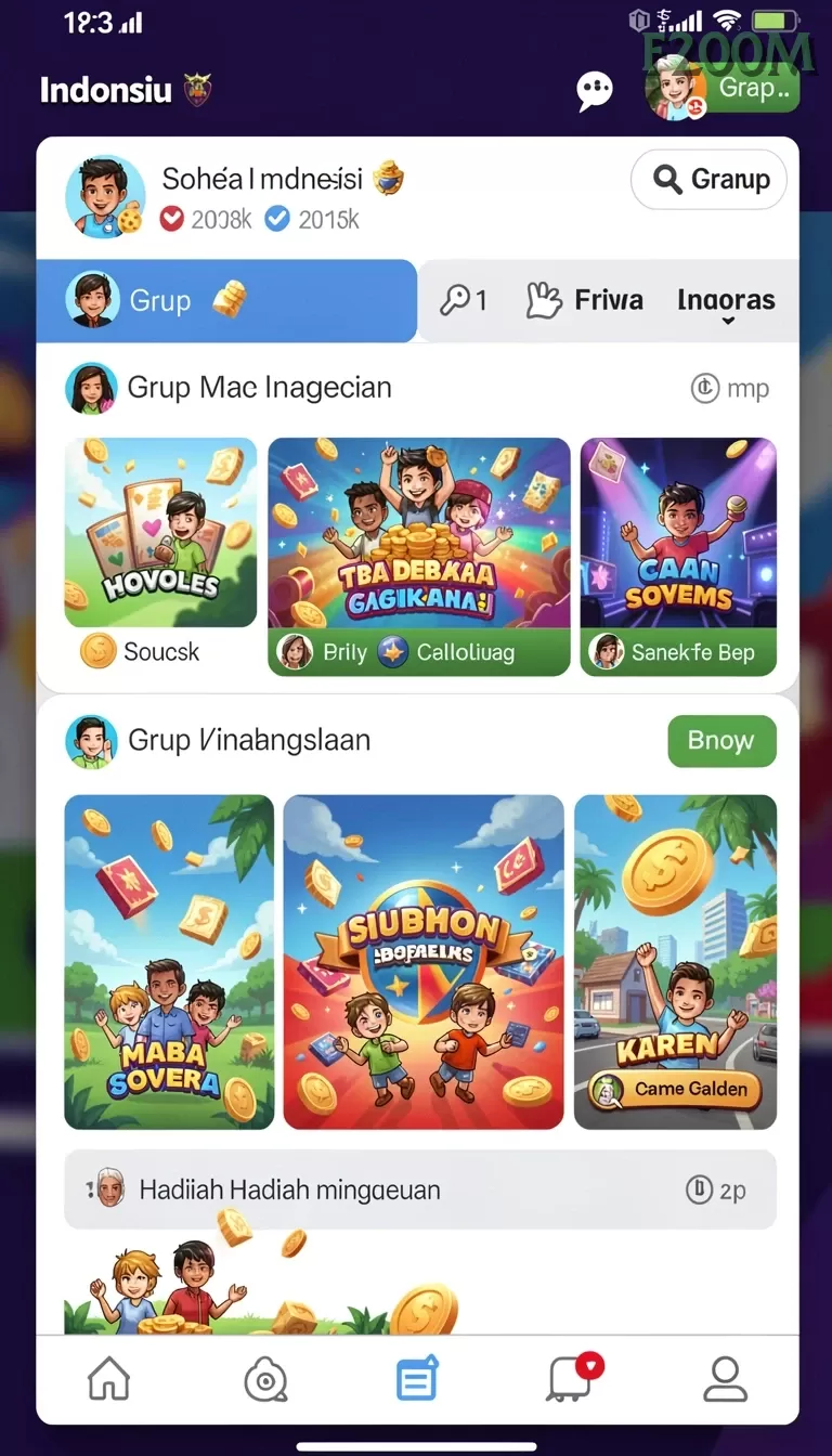 Cuplikan layar ZZK — pengaturan akun