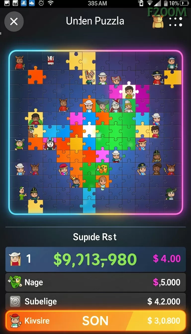 Cuplikan layar ZZK — menu navigasi