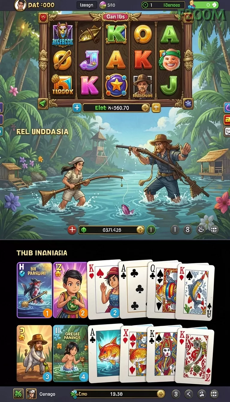 Cuplikan layar KOKO5000 — menu navigasi