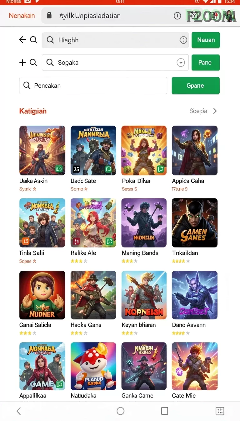 Cuplikan layar WINSTAR4D — aktivitas